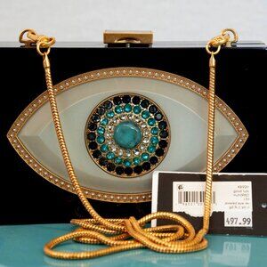 Rare Kate Spade Evil Eye Bag With Gold Chain New with Tags (not attached)